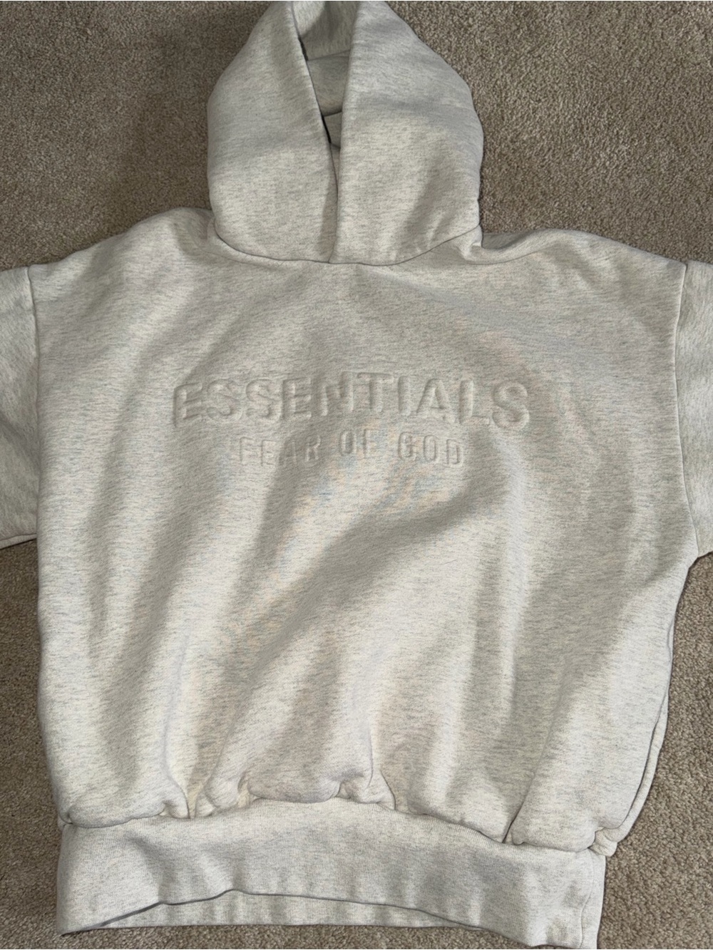 Fear of God Essentials Crewneck Sweatshirt in Light Gray